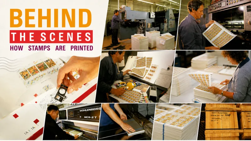  Behind the Scenes - How Stamps are Printed