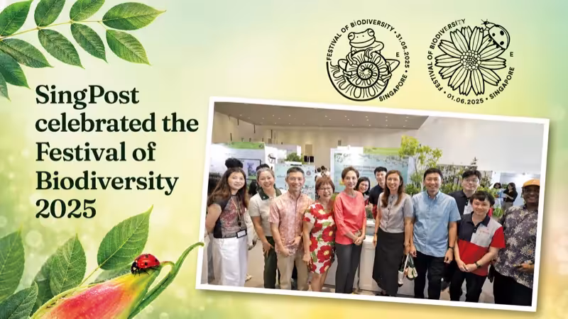 SingPost celebrated the Festival of Biodiversity 2025